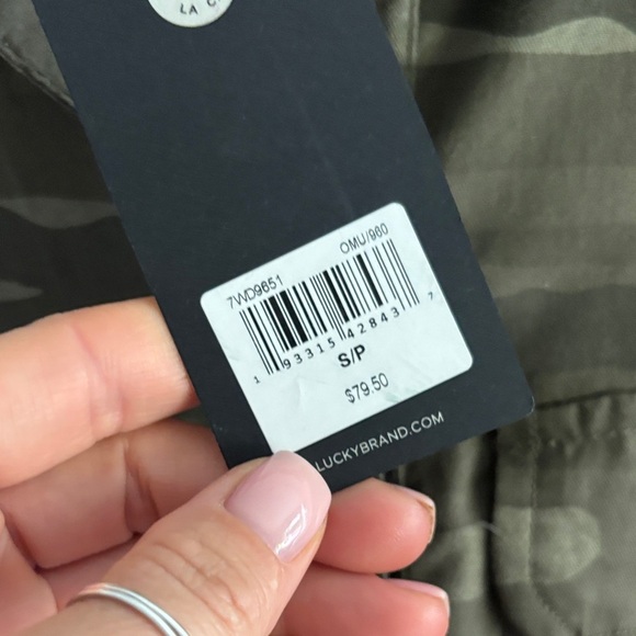 Lucky Brand Olive Long Sleeve Dress - Picture 6 of 6